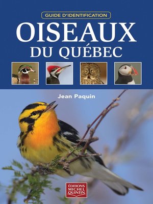 cover image of Oiseaux du Québec--Guide d'identification
